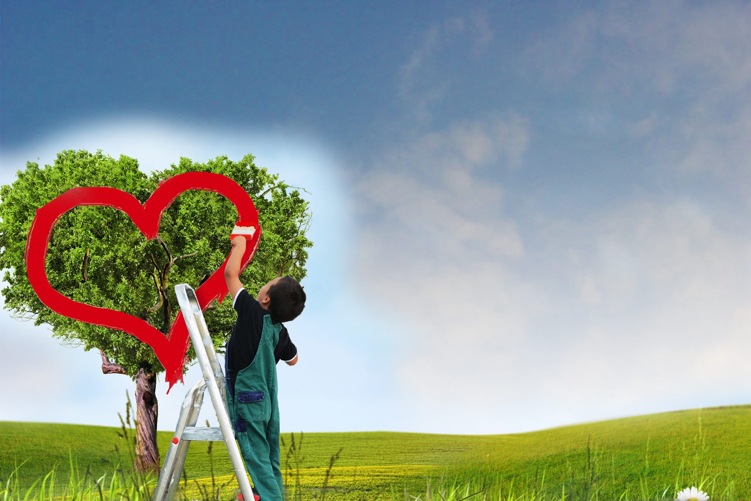 AdobeStock_©S.Kobold_Junge-malt-Herz und AdobeStock_©jozsitoeroe _saubere umwelt.jpeg