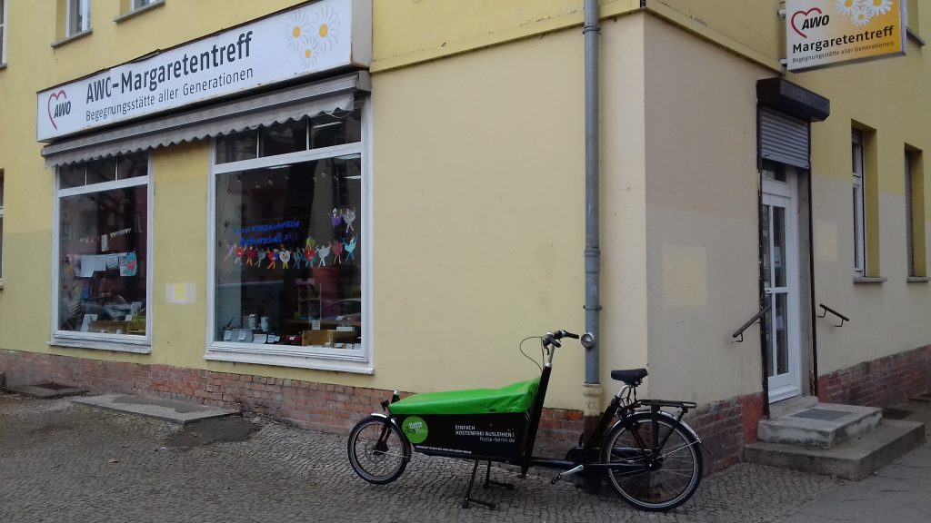 Lastenfahrrad von der flotte-Berlin