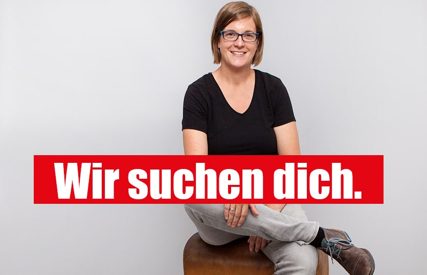 Wir suchen Dich_Kampangnenbild_Frau mit Brille