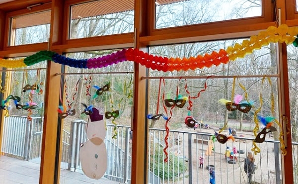 Kita Freie Scholle Faschingsdeko 2022