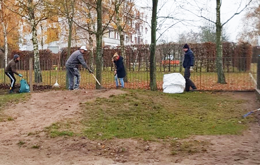 Kiuta "Wilde 13" Laubsammelaktion 2022