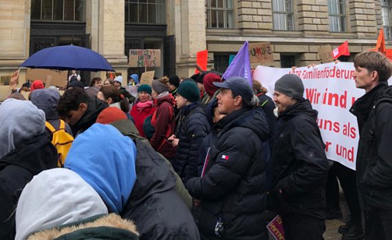 Demonstartion Sozialprojekte im Oktober