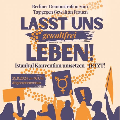 Aufruf zur Demo: Lasst uns gewaltfrei leben!