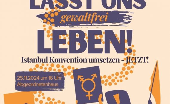 Aufruf zur Demo: Lasst uns gewaltfrei leben!