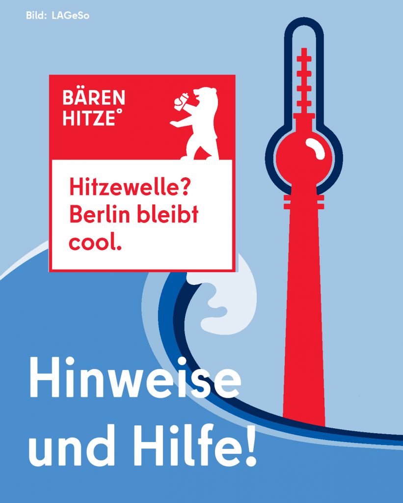 Bild zur Aktion des Landes Berlin,Berlin bleibt cool, zum Hitzeschutz