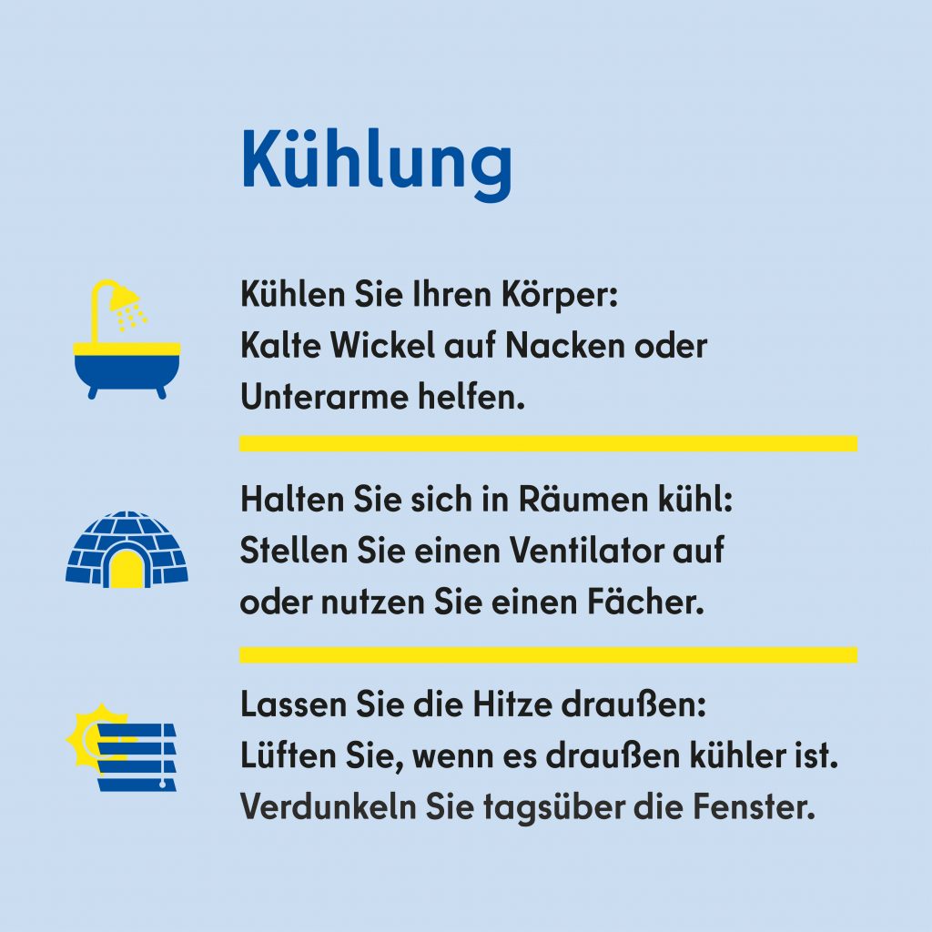 Hinweis zur Kühlung der Initiative "Berlin bleibt coll" des Landes Berlin LAGeSo