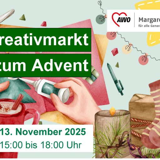 AWO Margaretentreff, KRativmarkt zu Weihnachten-Ankündigung