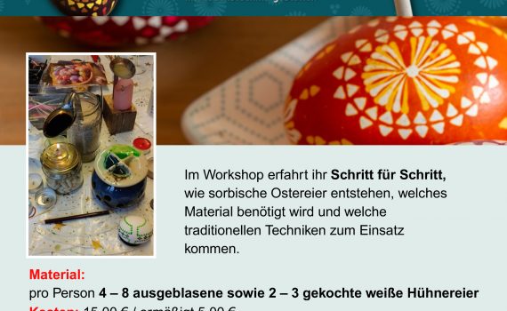 Margaretentreff: Workshop Sorbische Ostereier bemalen