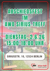 Abschiedafest Sirius-Treff