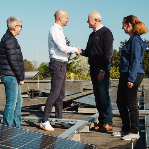 Übergabe Solaranlage an Kita