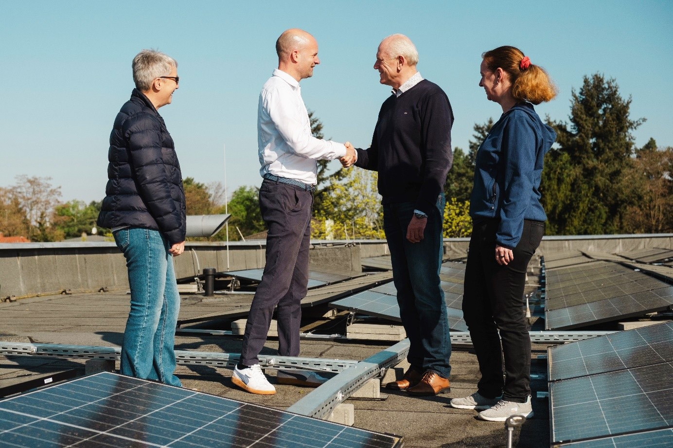Übergabe Solaranlage an Kita